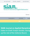 SIAM JOURNAL ON APPLIED DYNAMICAL SYSTEMS雜志封面